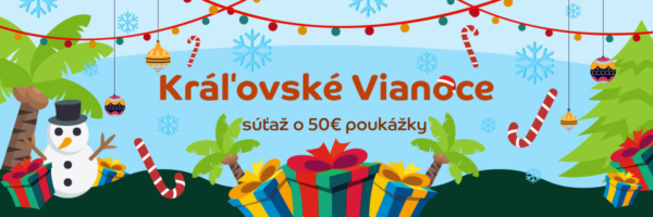 Gorila Kráľovské Vianoce, súťaž o desať poukážok v celkovej hodnote 500€