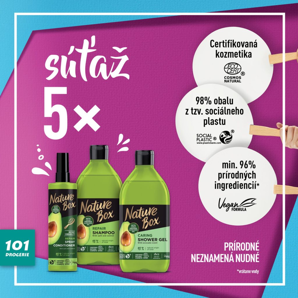 Súťaž o 5 balíčkov produktov Nature Box