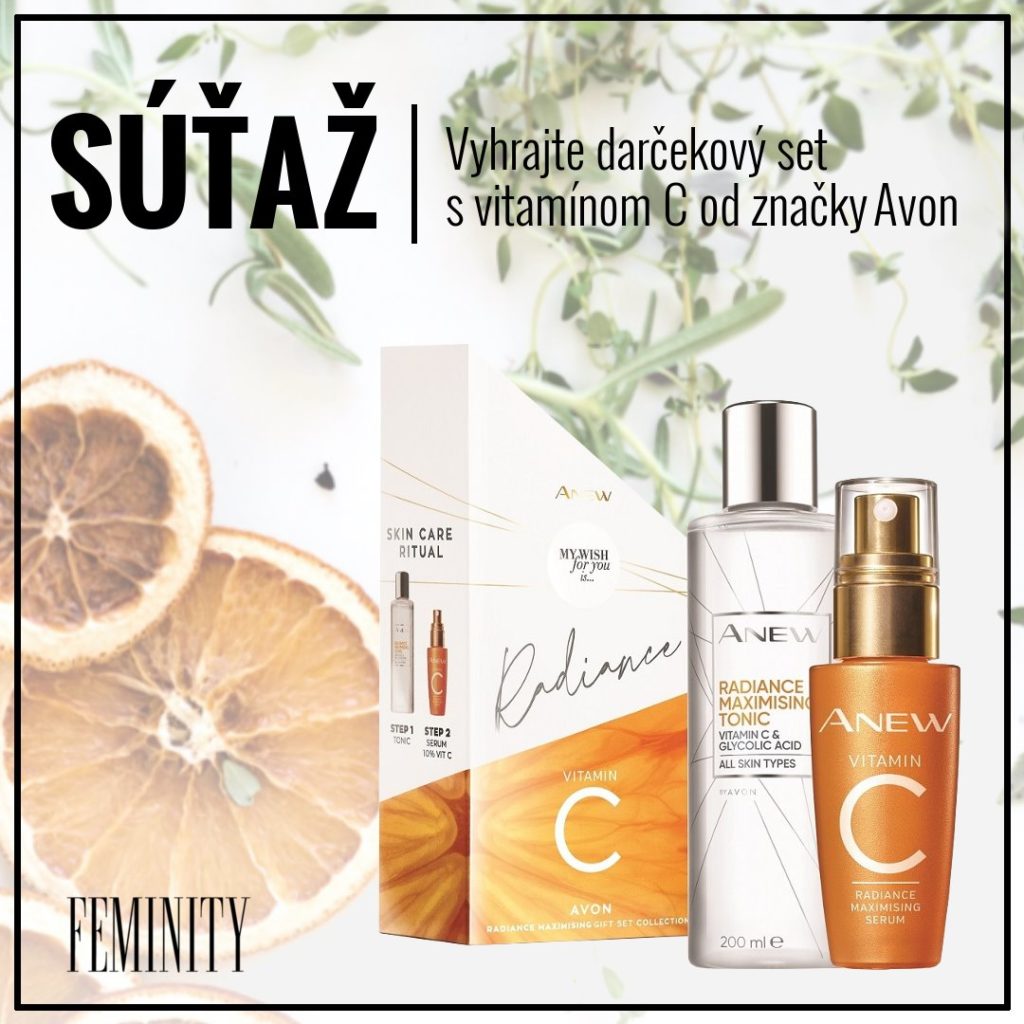 Súťaž o darčekový set s vitamínom C od značky Avon