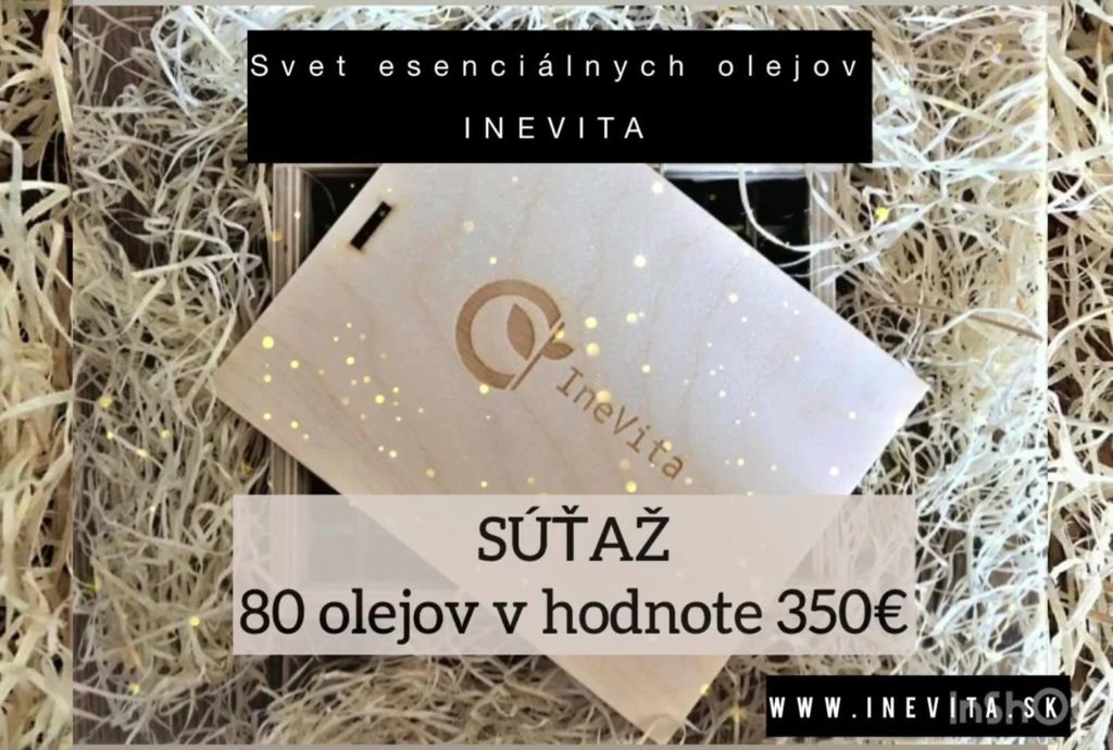 Súťaž o exkluzívnu sadu 80tich olejov Inevita v hodnote 350 Eur