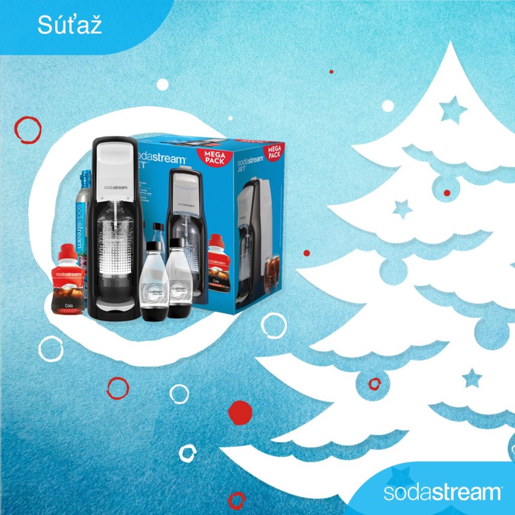 Súťaž o limitovanú edíciu JET Black & White Megapack od SodaStream