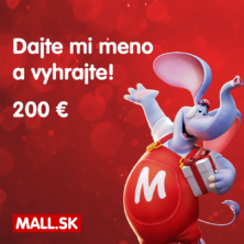 Súťaž o voucher na nákup v hodnote 200 Eur na MALL.SK