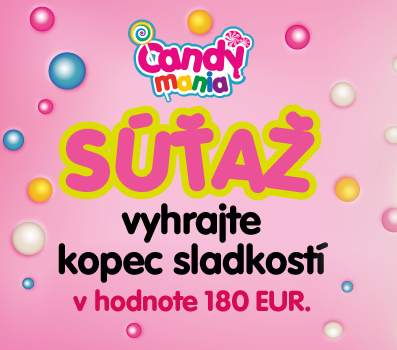 Vyhrajte kopec sladkostí od CANDY MANIA