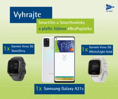 Vyhrajte skvelý smartfón Samsung alebo smarthodinky Garmin