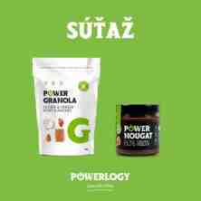 Súťaž o obľúbené produkty Powerlogy Granola a Powerlogy Nougat