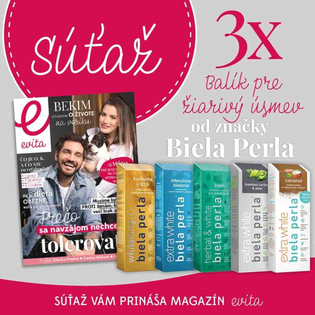 Súťaž o 3x balíček najpredávanejších produktov Biela Perla