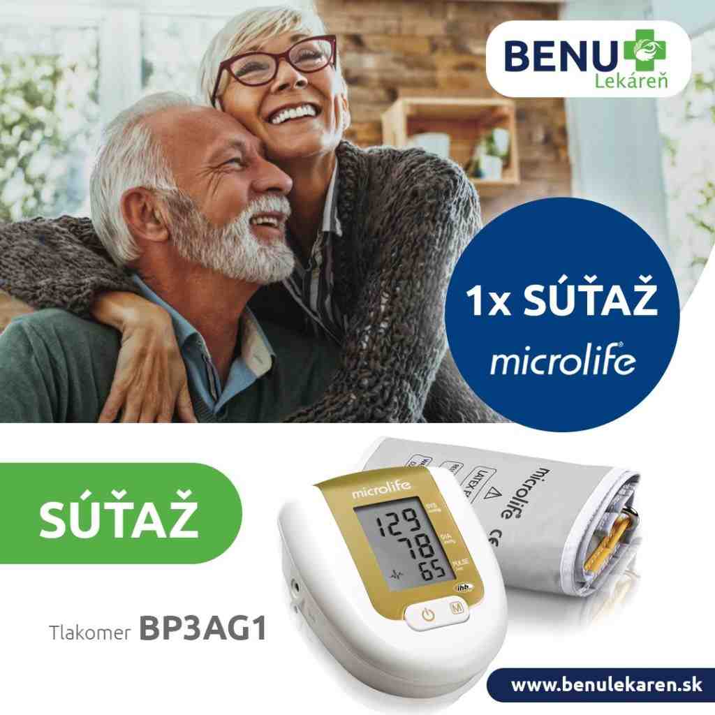 Súťaž o bezkontaktný digitálny tlakomer Microlife BP3AG1