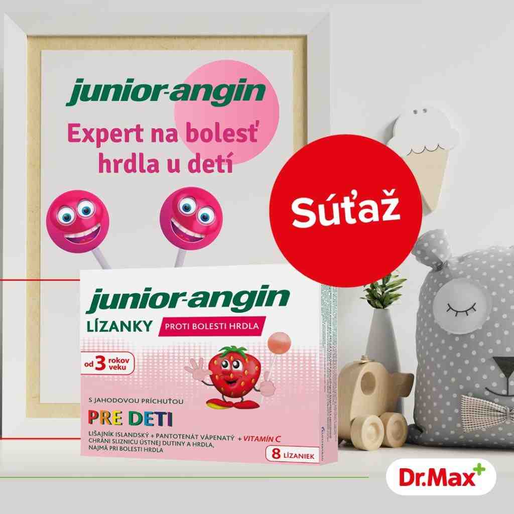 Súťaž o lízanky Junior-Angin pre deti