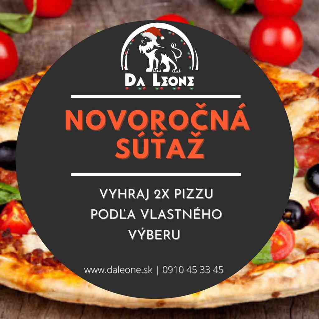 Vyhraj 2x pizzu zdarma podľa vlastného výberu