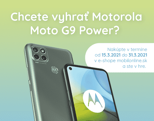 Súťaž o Motorola Moto G9 Power