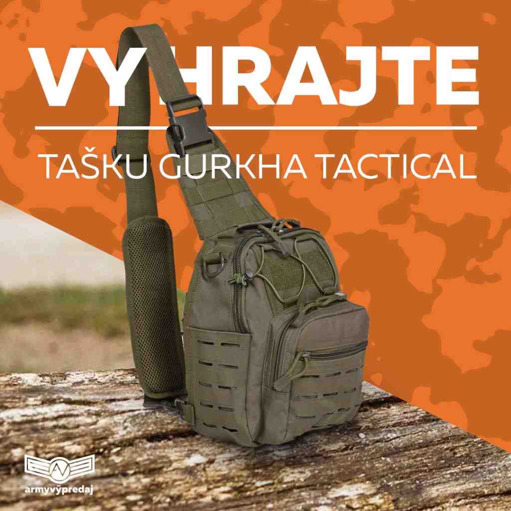 Súťaž o vode-odolnú tašku Gurkha Tactical