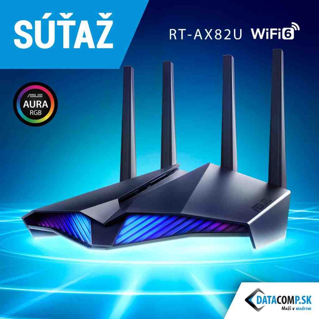 Súťaž o herný router Asus RT-AX82U