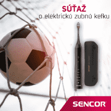 Súťaž o zubnú kefku SENCOR SOC 3311BK