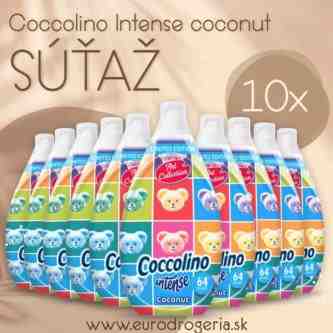 Súťaž o 10x Coccolino Intense Coconut ultrakoncentrát aviváž