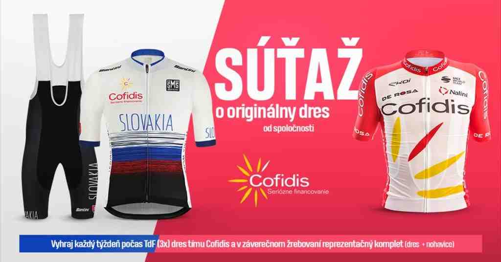 Súťaž o originálny dres tímu COFIDIS