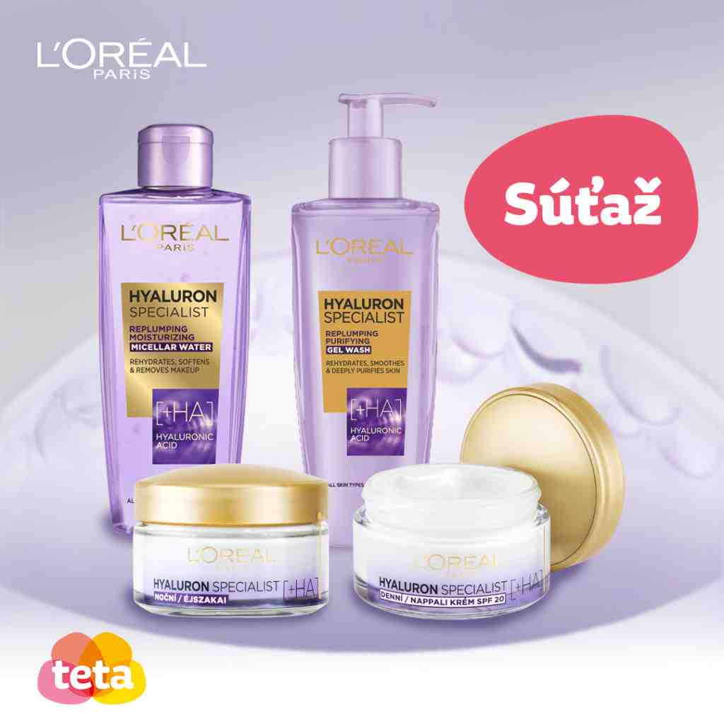 Súťaž o pleťovú kozmetiku L´Oreal Hyaluron Specialist