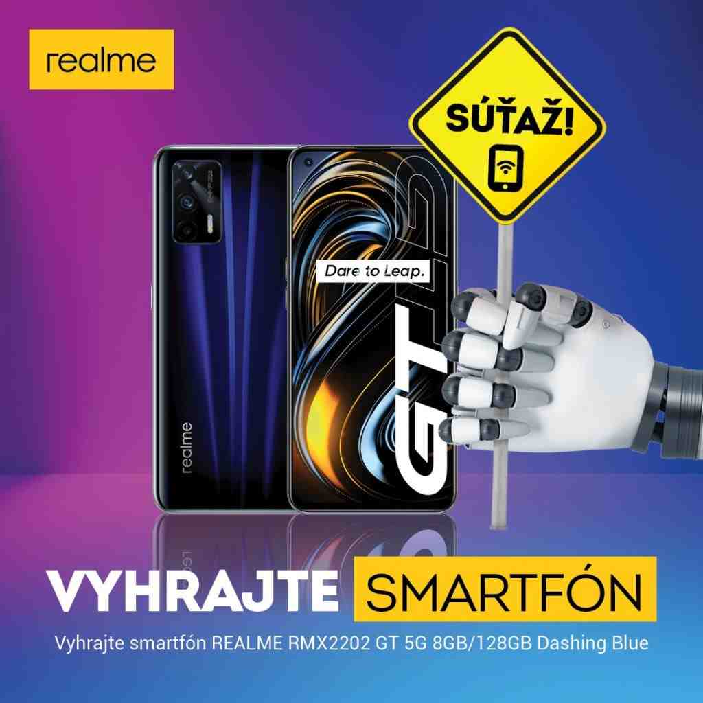 Súťaž o smartfón REALME RMX2202 GT 5G