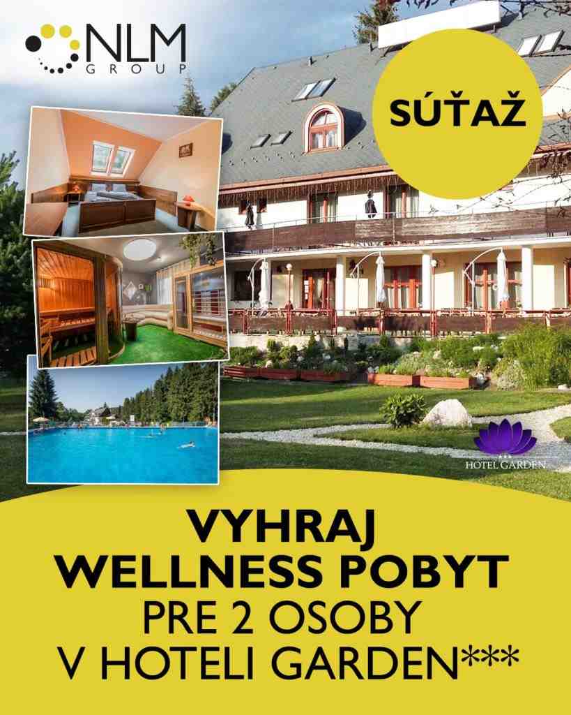 Súťaž o wellness pobyt v Hoteli Garden