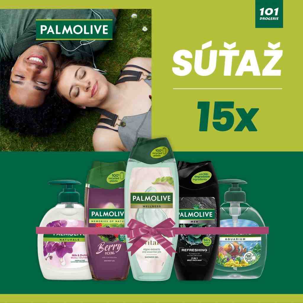 Súťaž o 15 produktových balíčkov Palmolive