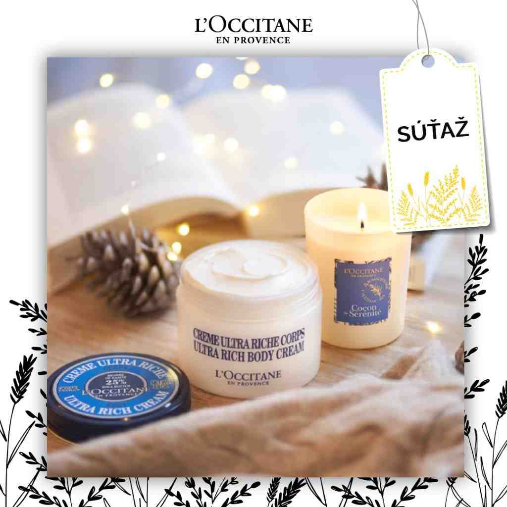 Súťaž o balíček L'OCCITANE en Provence so sviečkou z kolekcie Home a telový krém