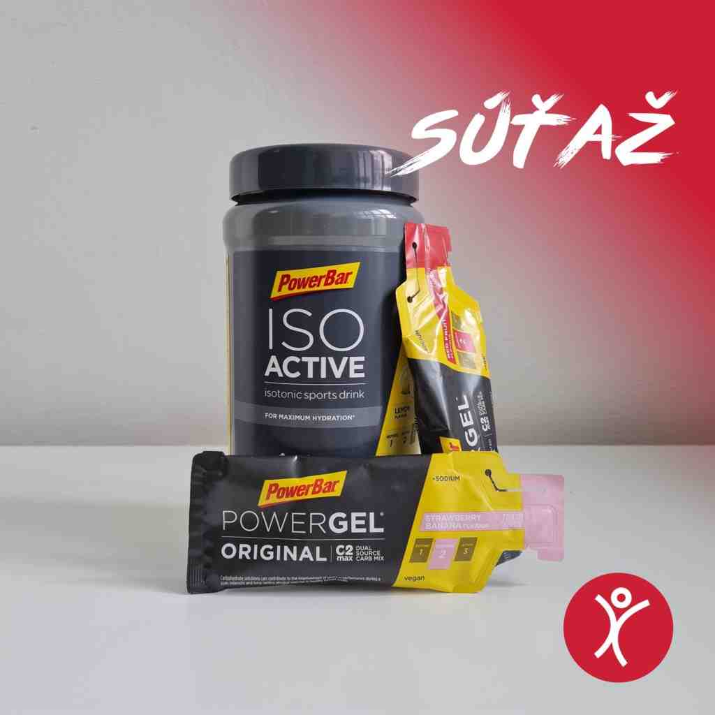 Súťaž o izotonický nápoj a energetické gély Powerbar