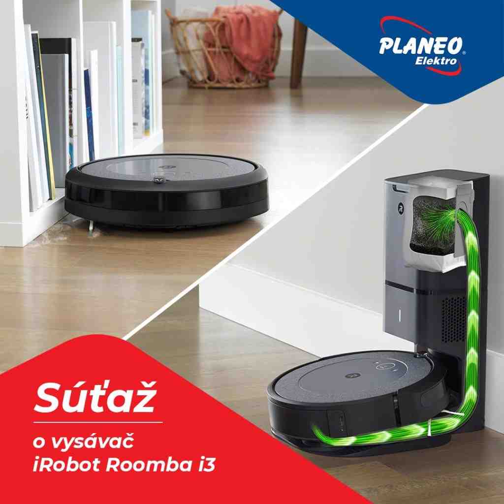 Súťaž o robotický vysávač iRobot Roomba i3 Neutral