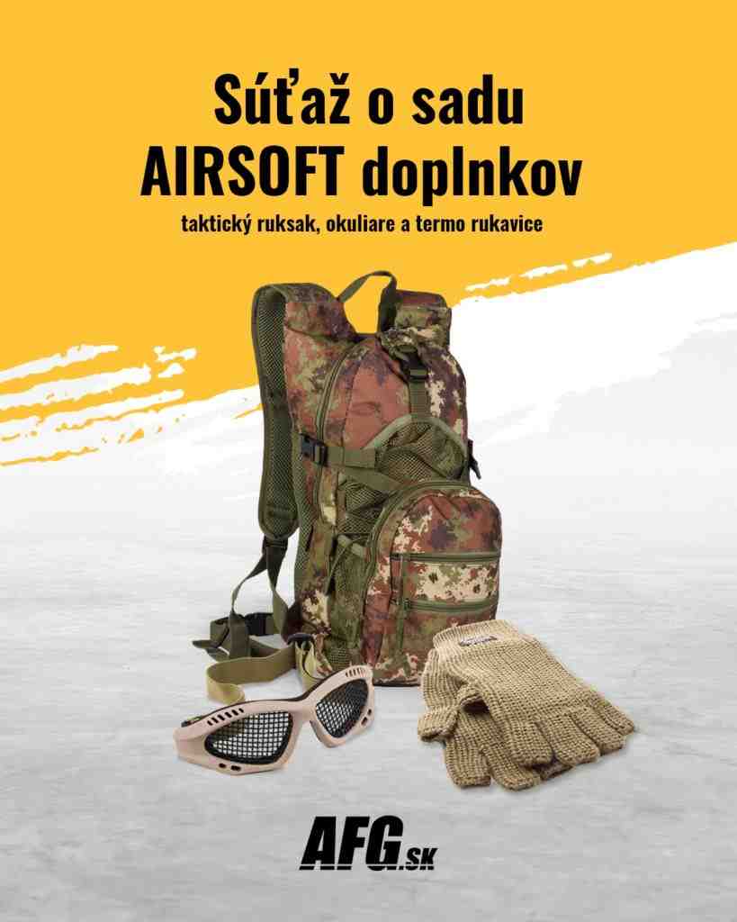 Súťaž o sadu AIRSOFT doplnkov