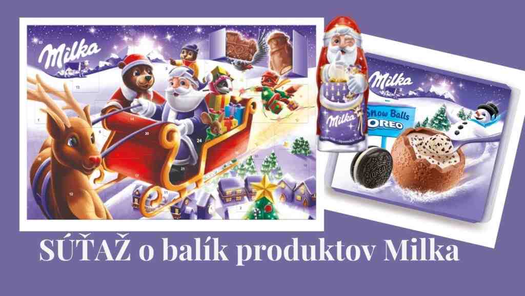 Súťaž o 2 sladké balíčky od Milka