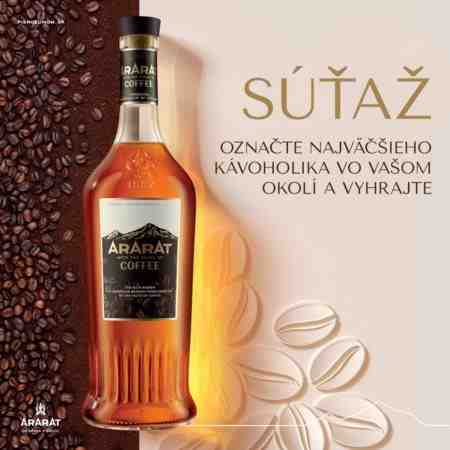 Súťaž o lahodnú novinku, brandy ARARAT Coffee