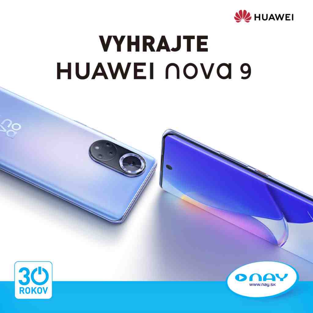 Súťaž o nový Huawei Nova 9