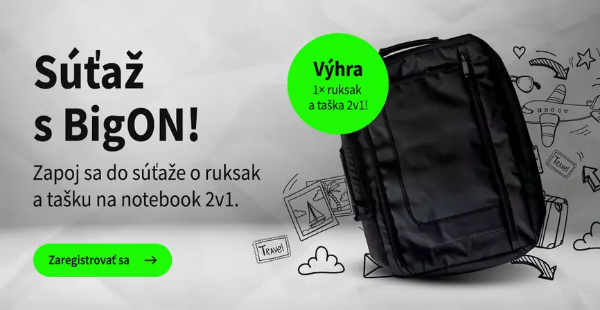 Súťaž o ruksak a tašku na notebook 2v1