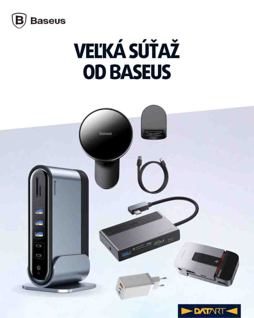 Súťaž o produkty značky Baseus