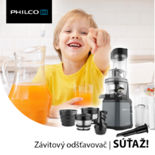 Súťaž o závitový odšťavovač Philco PHJE 5030