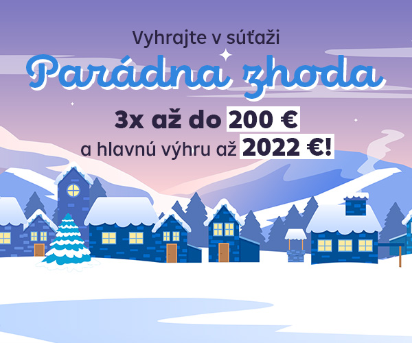 Vyhrajte až 200 € v súťaži Parádna zhoda