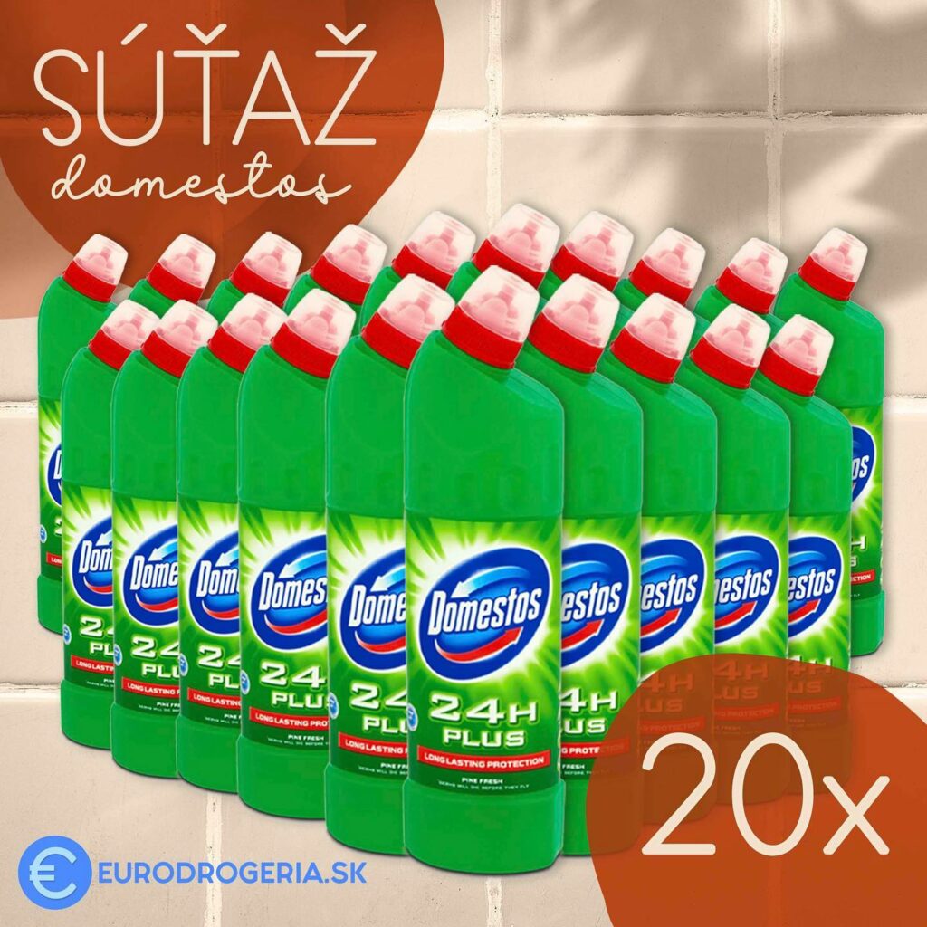 Súťaž o 20x Domestos čistiaci prípravok