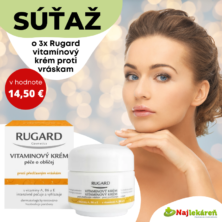 Súťaž o 3x Rugard Vitamínový krém proti vráskam