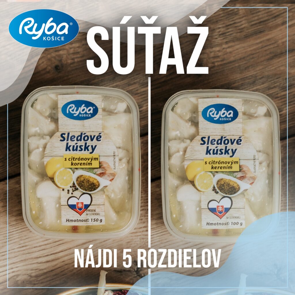 Súťaž o balíček produktov Ryba Košice