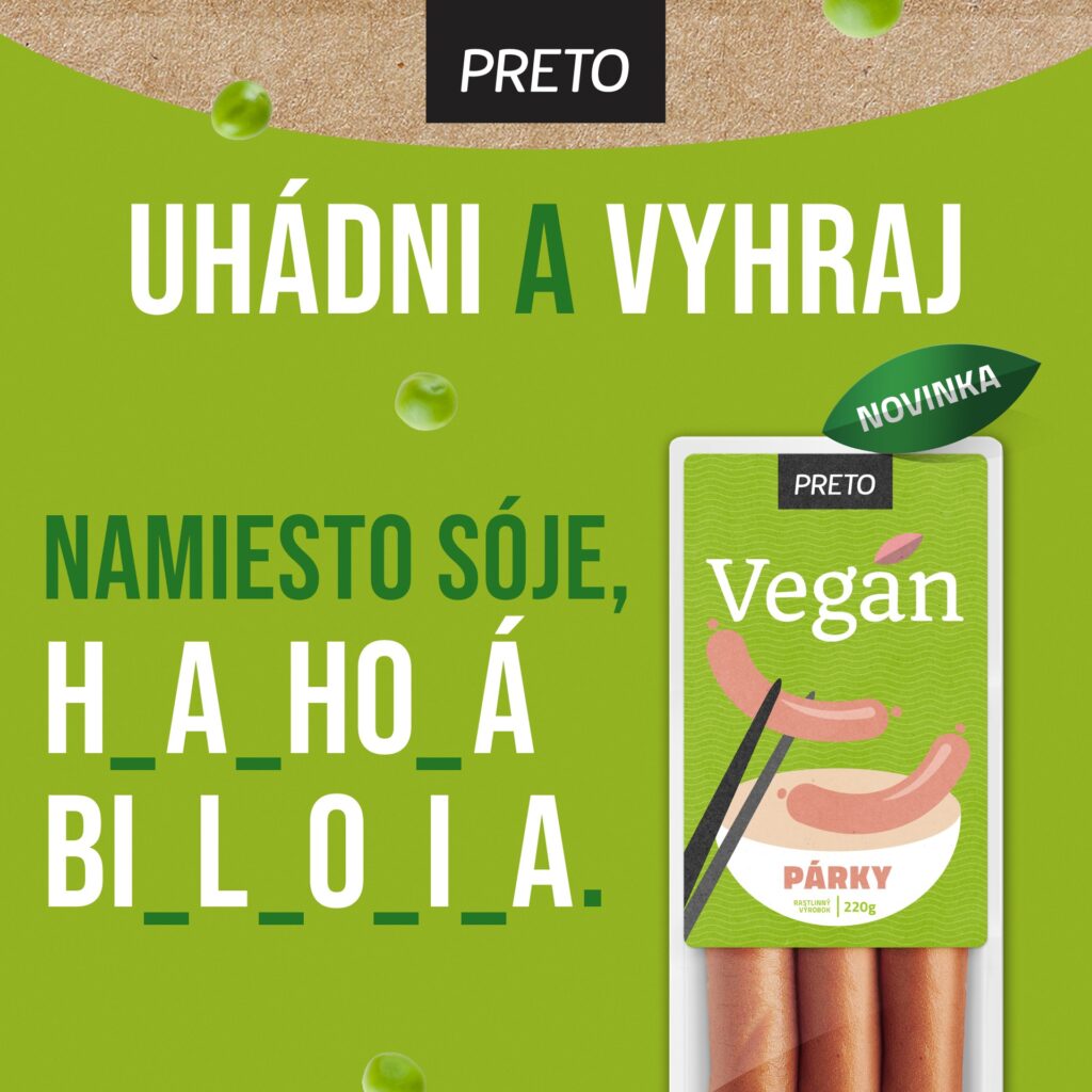 Súťaž o box PRETO Vegan produktov