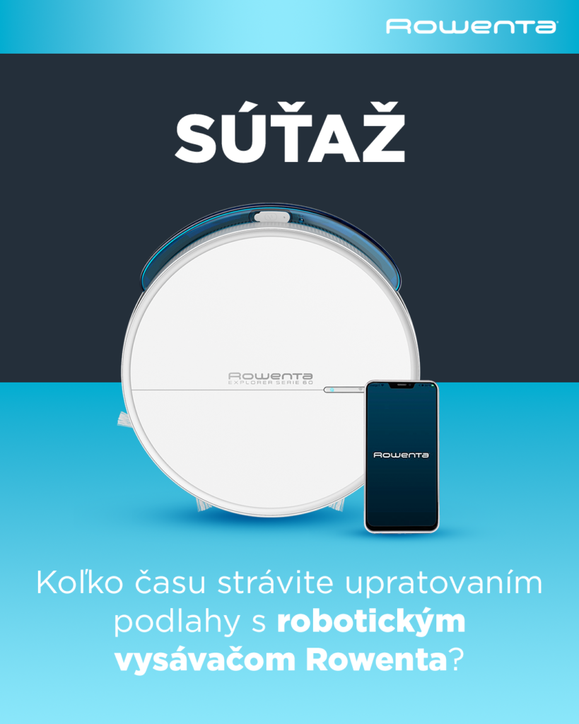 Súťaž o robotický vysávač na trhu Rowenta X-Plorer Serie 60