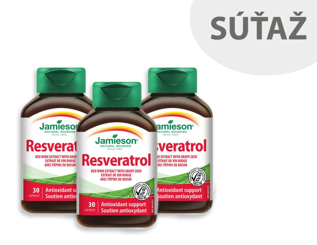 Súťaž o výživový doplnok Jamieson Resveratrol®