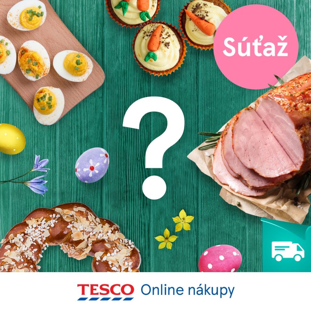 Súťaž o Tesco poukaz v hodnote 40€ na online nákupy