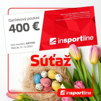 Súťaž o darčekový kupón inSPORTline v hodnote 400€
