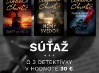 Súťaž o sériu 3 kníh detektívok od populárnej Agathy Christie