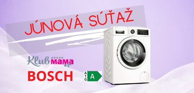 Súťaž o spredu plnenú práčku Bosch WAV28K01CS