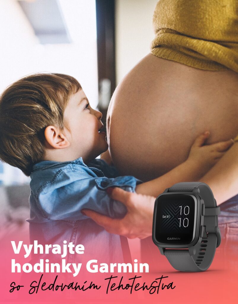 Súťaž o hodinky Garmin so špeciálnymi tehotenskými funkciami