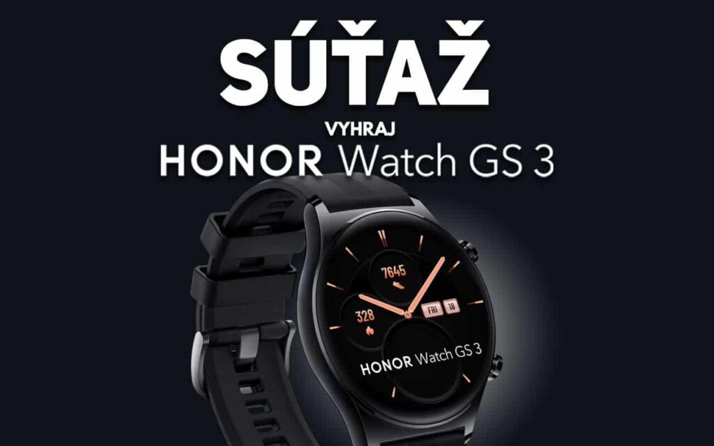 Súťaž o hodinky Honor Watch GS 3 v hodnote 229€