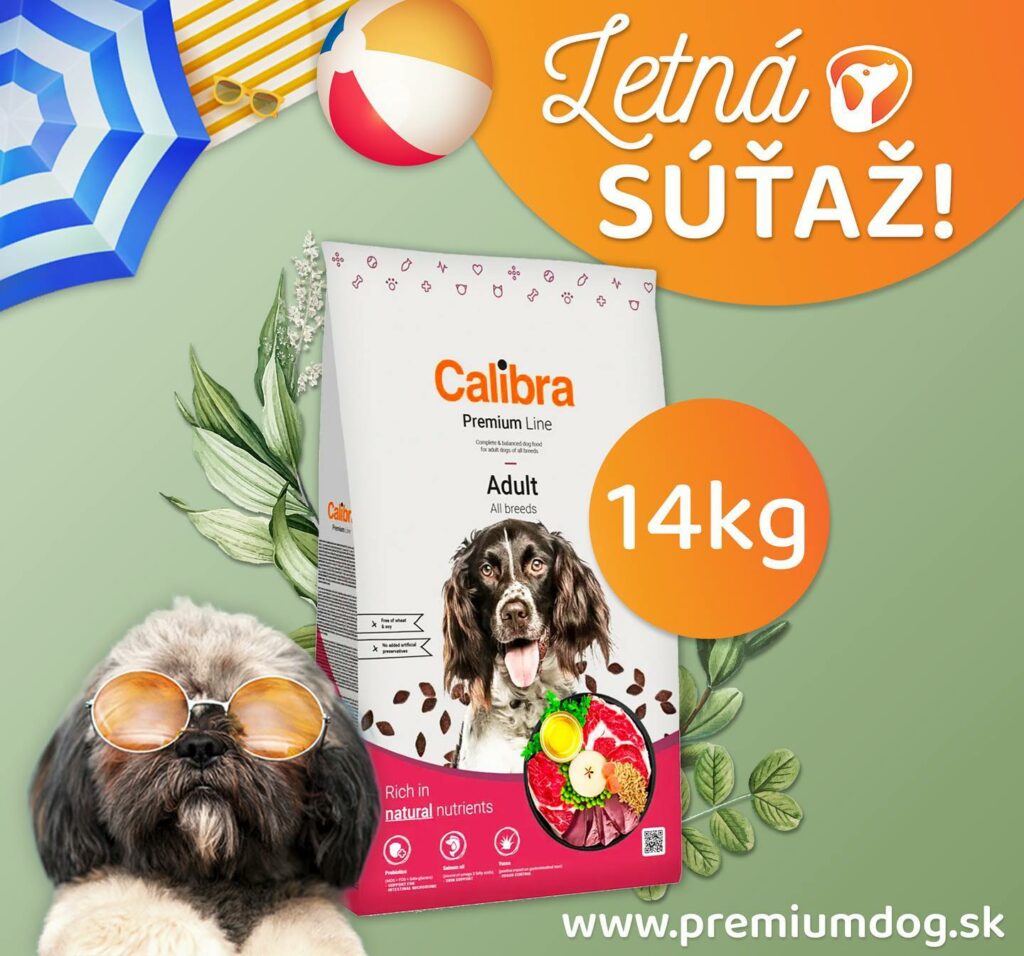 Súťaž o krmivo Calibra Premium Line Adult Beef 14 kg