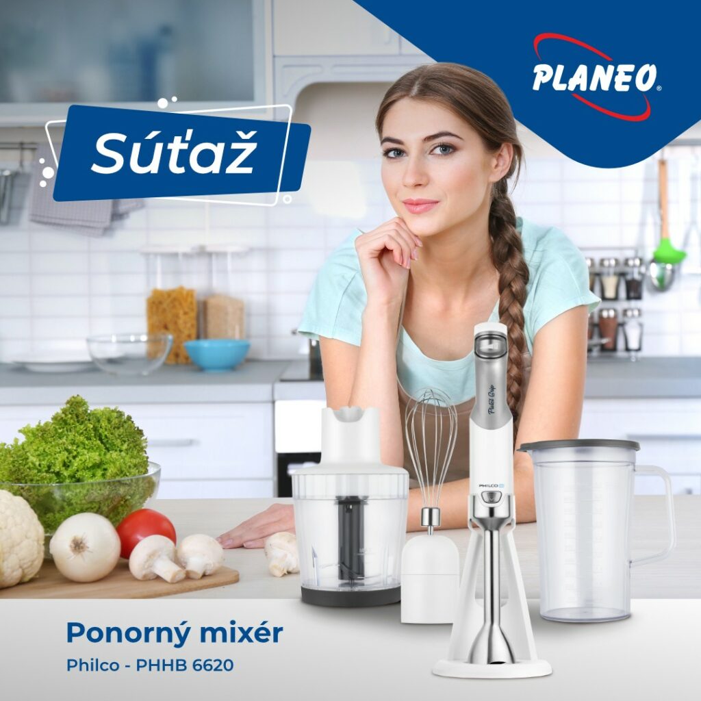 Súťaž o ponorný mixér Philco PHHB 6620