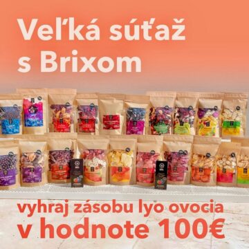 Veľká súťaž s Brixom o zásobu produktov v hodnote 100€