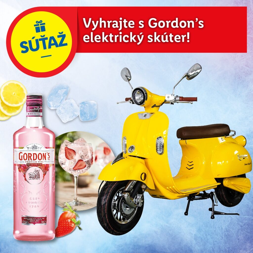 Vyhrajte s Gordon's elektrický skúter